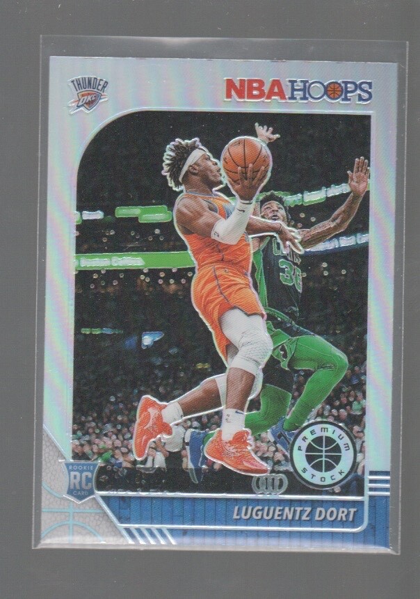 LUGUENTZ DORT 2019-20 PANINI HOOPS PREMIUM STOCK SILVER PRIZM ROOKIE CARD #213