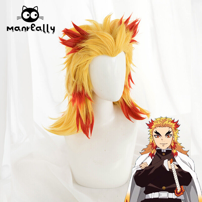 Demon Slayer: Kimetsu no Yaiba Rengoku Kyoujurou T-Shirt – FairyPocket Wigs