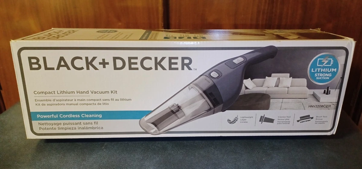  Black & Decker Lithium Hand Vacuum Dustbuster, HNV220BCZ00