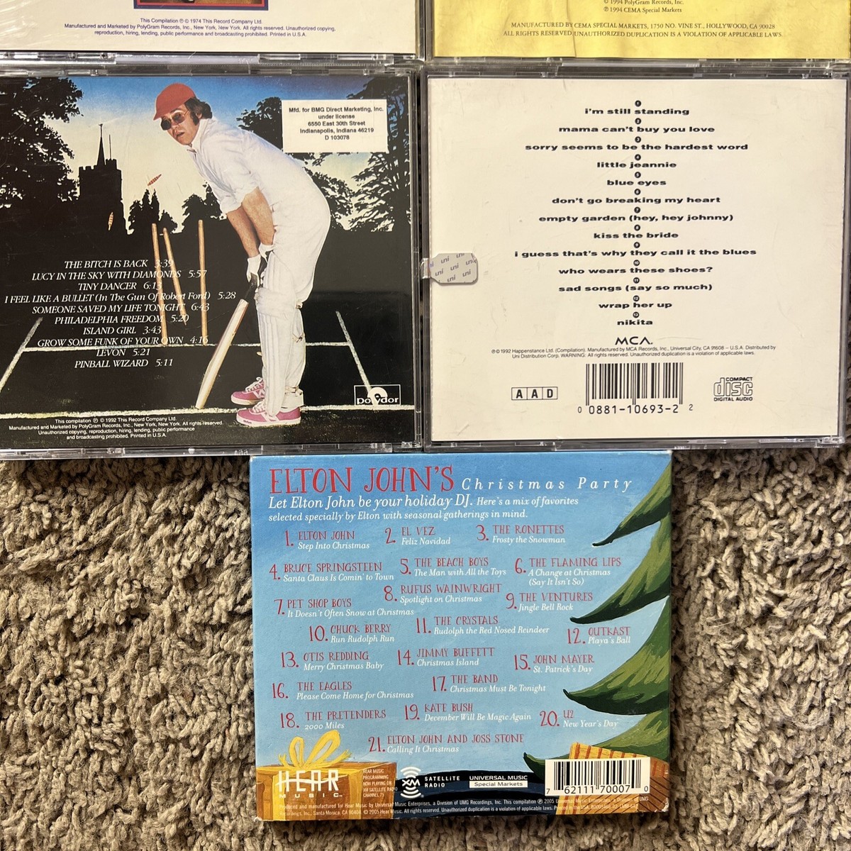 13 Elton John Cd Honky Chateau Goodbye Yellow Brick Road Love 