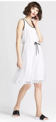 ivory bridal dresses BABARONI BABARONI Tulle Lace Ivory/Champagne Wedding Dresses A-line Off Shoulder Short Sleeve With Slit Sweep Train, Ivory/Champagne / US0