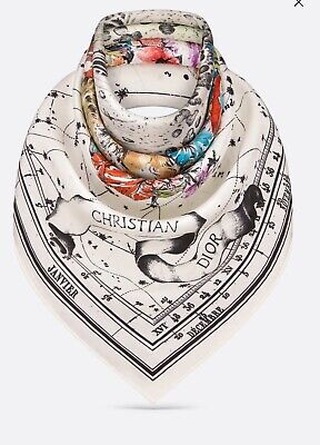 NWT Dior Zodiac 90 SQUARE SCARF | eBay NWT Dior Zodiac 90 SQUARE SCARF | eBay