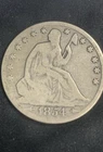 1854 O Seated Liberty Half Dollar 50c With Arrows