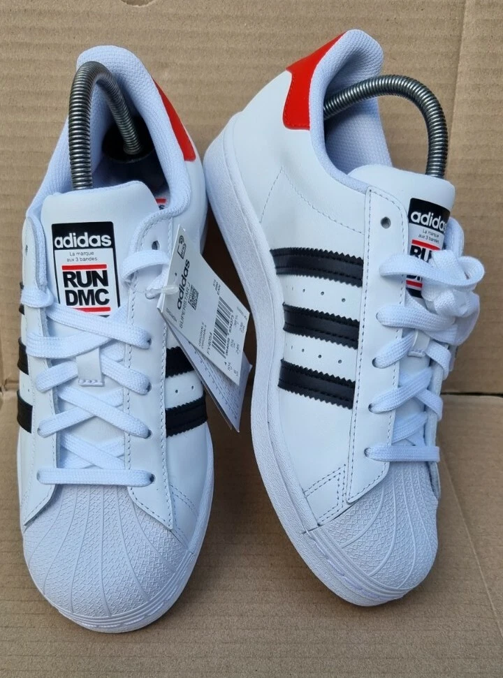 BNIB ADIDAS SUPERSTAR TRAINERS SIZE 5.5 WHITE 50TH RUN DMC | eBay