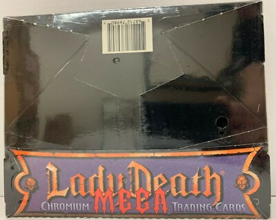 KROME 1997 LADY DEATH CHROMIUM MEGA TRADING CARD BOX CHAOS COMICS