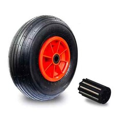 4.00-6 / 13'' 12MM BORE Double Bearings Premium Quality wheelbarrow wheel Tyre