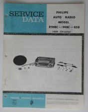 PHILIPS Car Radio R94BC 858 CHRYSLER 1959 brochure - Canada - ST501000318