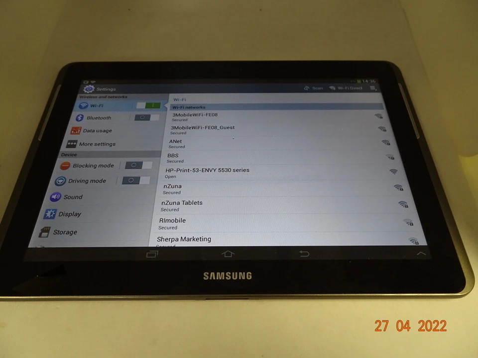 Samsung Galaxy Tab 2 - GT-P5110 - 16GB - 10.1" -Android - WiFi - Silver (Y1072 - Image 4 of 4