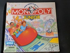 Vintage Monopoly Junior Board Game - Amusement theme