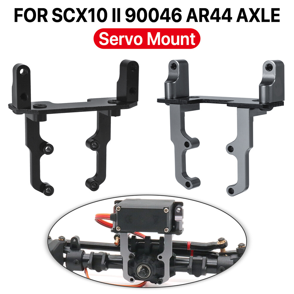 Support De Servo (mount Bracket) Pour RC Crawler Axial SCX10 II 90046 AR44 - Échelle 1/10 - Métal 21g