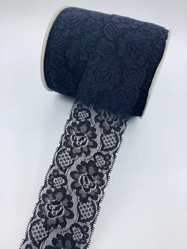 Trimplece 2-1/2" Stretch Spitze Gallone mit Pico Jakobsmuschel - 6 Yards - Bild 8 von 14