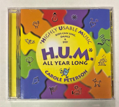 H.U.M. - Highly Usable Music, All Year Long! - Music CD - Carole Peterson - NEW