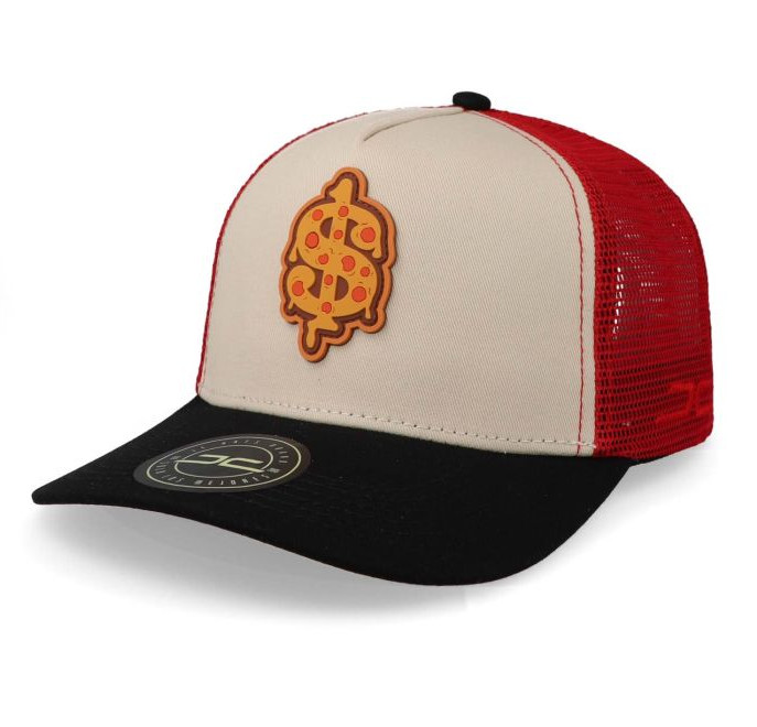 БЕЙСБОЛКА JC HATS BEIGE SNAPBACK JC PIZZA CURVE MESH 1753 БЕЖЕВЫЙ