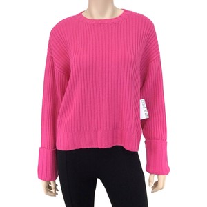Nine West Women's Pink Ribbed Sweater Size XL NWT | eBay