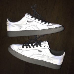 puma basket reflective