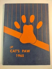 The Cat's Paw 1965 Yearbook Workman Junior High Pensacola Florida 