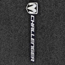 Lloyd Velourtex Ebony Front Floor Mats Sideways Logos 2008-10 Dodge Challenger Lloyd Velourtex Ebony Front Floor Mats Sideways Logos 2008-10 Dodge Challenger