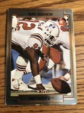 Ray Agnew RC Rookie 1990 Action Packed Update Patriots #54   *7676*
