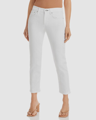 $198 Rag Bone Jean Women's White Low Rise Boyfriend Jeans