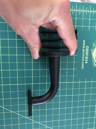 Fortress Black Sand Bracket ADA handrail. Model Number: 50500018  - Picture 6 of 10