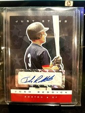 2007 JOSH REDDICK JUST MINORS #67 AUTO #14/25 BLACK EDITION GEM.