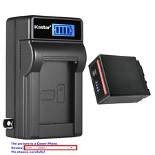 Kastar VW-VBG6 Pro Battery LCD Wall Charger for Panasonic VW-VBG6 VW-VBG6GK