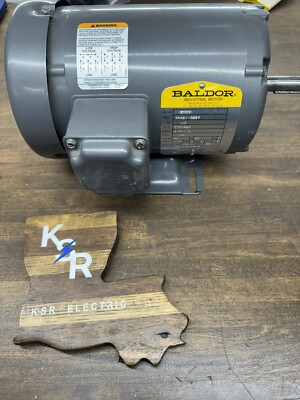 *NEW* Baldor M3539 Industrial Motor 56 3ph 1/2hp 1140rpm 230/460v-ac