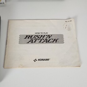 Rush'n Attack NES Nintendo Completo CIB Buone Condizioni/Scatola, Manuale, Gioco, Slv