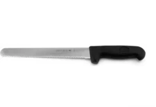 Berghoff Soft Grip Scalloped Slicer 10” Round Tip Knife Ergonomic Handle NEW