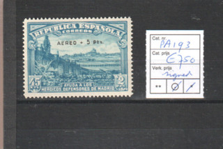 ESPAÑA 1938 FIRMADO MNH 12527