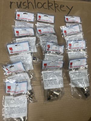 Brand New-Lot Of 5-LSDA Showcase Lock SC23KD Single Bitted Bright Nickel