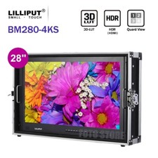 LILLIPUT BM280-4KS Broadcast Ultra-HD Monitor w/SDI HDMI ,DVI,VGA,TALLY V Mount