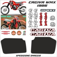  CAGIVA  WMX 125 1986 Adesivi in kristal  kit completo