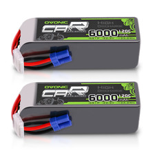2x Ovonic 22.2V 6S 6000mAh 120C Lipo Battery EC5 for RC Car Truck Heli Jet Boat