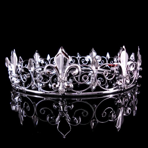 HOMEGARDEN - Corona Metallo Argento Cm 21h30 - Foto 9