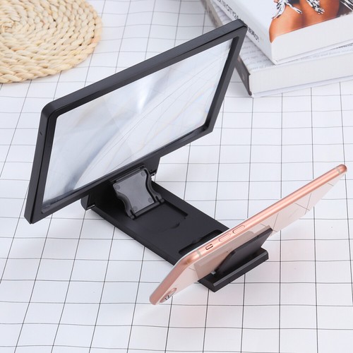 Mobile Phone Holder Cell Stand Magnifying Glass Amplifier Screen Amplifer - Photo 7 sur 11