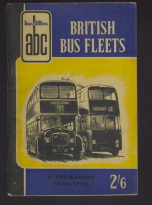 IAN ALLAN ABC BRITISH BUS FLEETS 1957 YORKSHIRE COMMUNAL