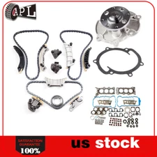 Timing Chain Kit Head Gasket Set Water Pump For 08-09 Pontiac G6 Torrent 3.6L