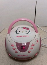 2014 Sanrio Hello Kitty AM/FM CD Player Stereo Radio Boom Box KT2024A AC Cable