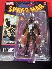 Spider-Man Marvel Legends Retro Cardback Spider-Venom 6  Action Figure IN HANDS
