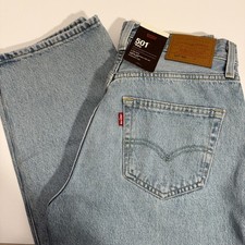 NWT Levis 501 90s Mid Rise Loose Thur Hip/thigh Straight Leg Jeans 26x30 Button