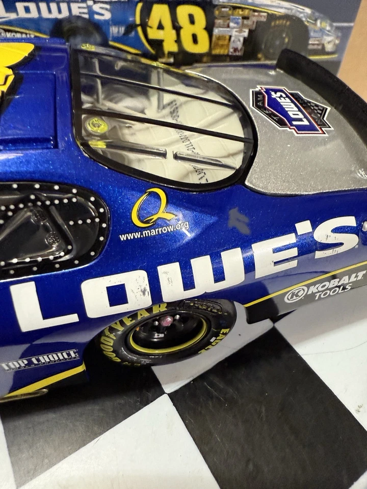 RARO* Jimmie Johnson #48 Lowe’s 2007 Las Vegas Carrera Ganancia 1/24 Nascar Diecast Foto 4 de 4