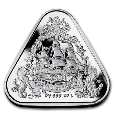 2020 Australia Shipwreck Vergulde Draeck (Gilt Dragon) 1 oz. 0.999
