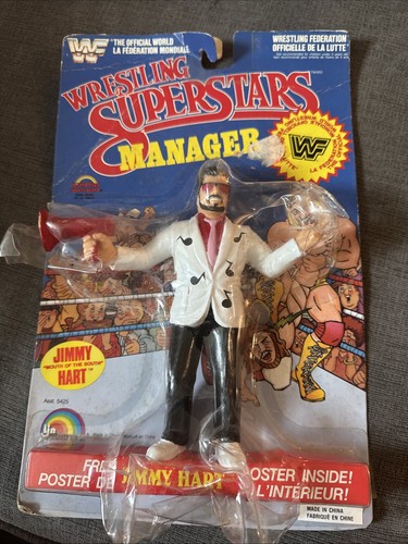 WWF LJN Wrestling Superstars Jimmy Hart Figure NIP...