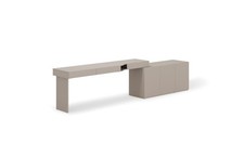 WOOW SET-WOS4L Arbeitszimmer Set – Schreibtisch links + Kommode Jugendzimmer