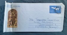 Sri Lanka 1984 - Aerograma de portada de carta aérea usado a Salzburgo Austria