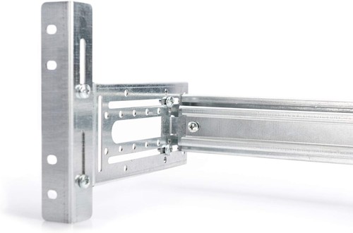 DIGITUS Top hat rail support, 4U, 178 x 483 x 223 mm, galvanised. Includes top-h - Photo 3/9