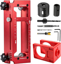 Door Hinge Jig & Door Lock Installation Kit, ...