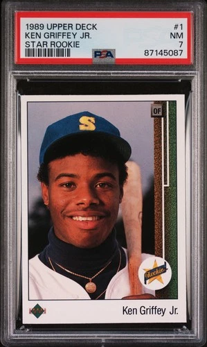 1989 Upper Deck #1 Ken Griffey Jr. Star Rookie PSA 7