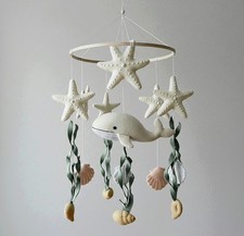 Ocean Baby Mobile Whale Neutral Sea Creature Mobile Under The Sea Ocean Cot Mobi